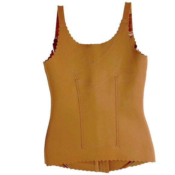 Prima Valentina Ultra Slimming Cami | Shaping Tank Top | Nude Beige 1X - Picture 2 of 9